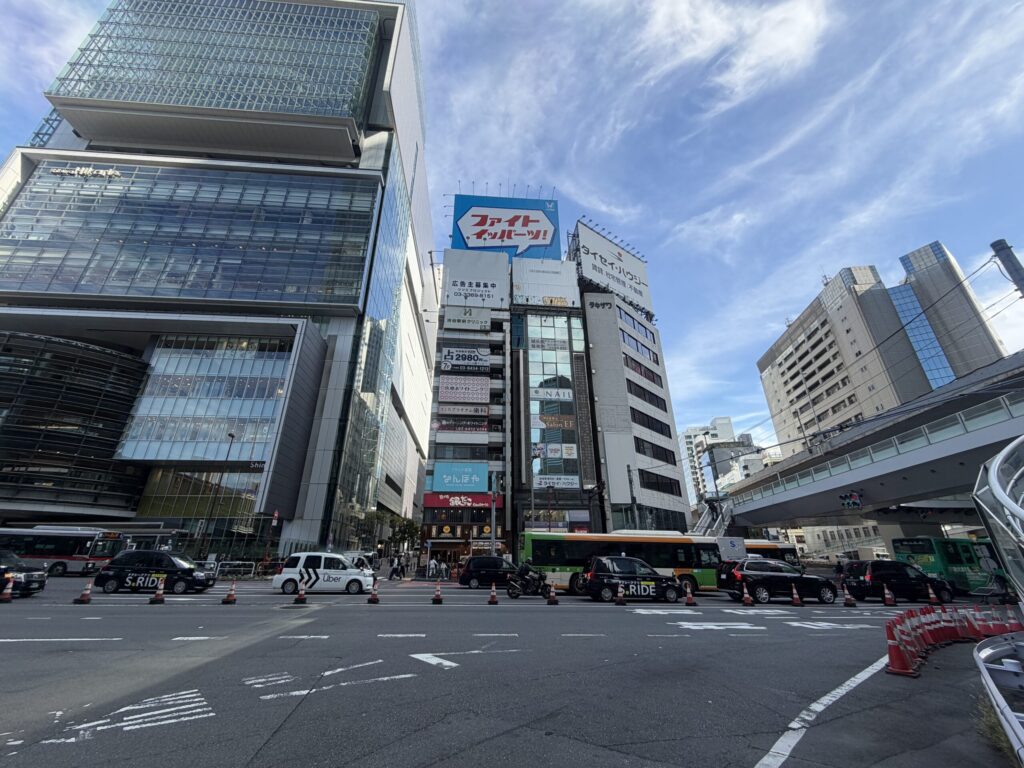 渋谷二丁目22地区再開発の敷地